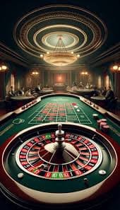 Live casino dealer at a baccarat table streamed on a mobile phone screen